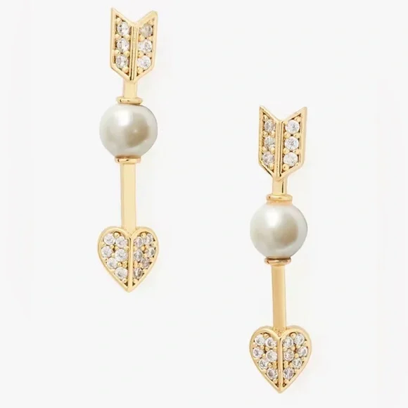 KATE SPADE Love Game Arrow Ear-Pin Earrings - Picture 1 of 5